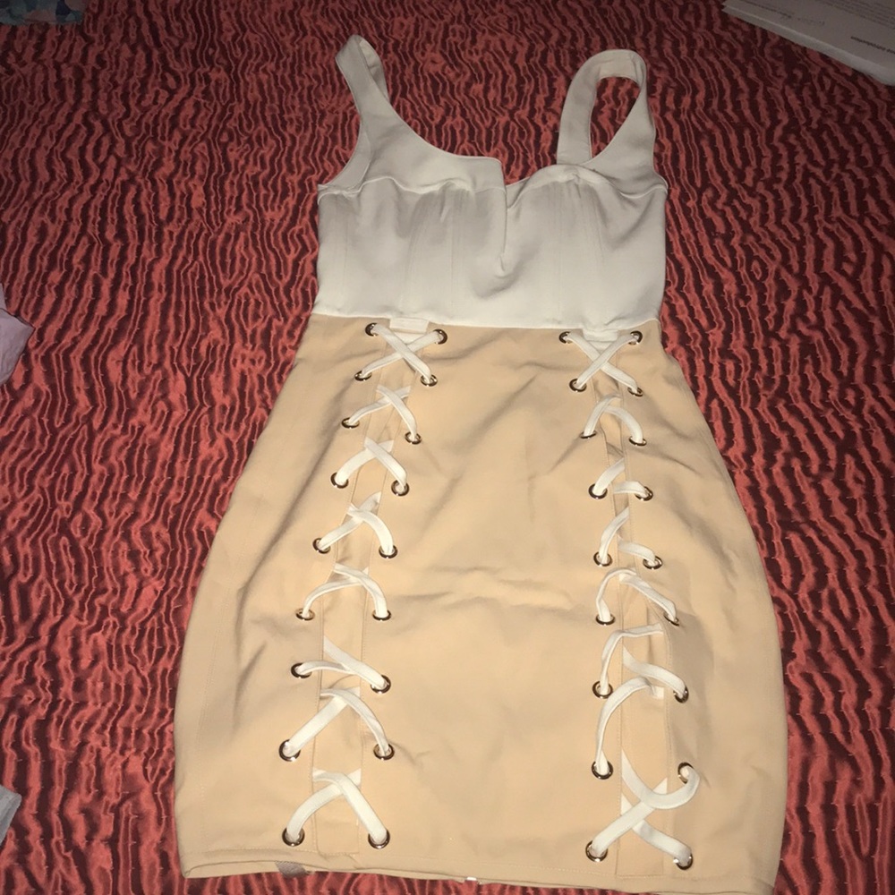 House of CB Lace Up Dress - Picture 2 of 3